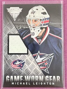 Panini Hockey Card - Navy White Blue Accents